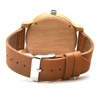 Mens Handmade Casual Fashional Mens Wristwatcheses Quartz Movement Analog Wood Watch Wristwatch 5