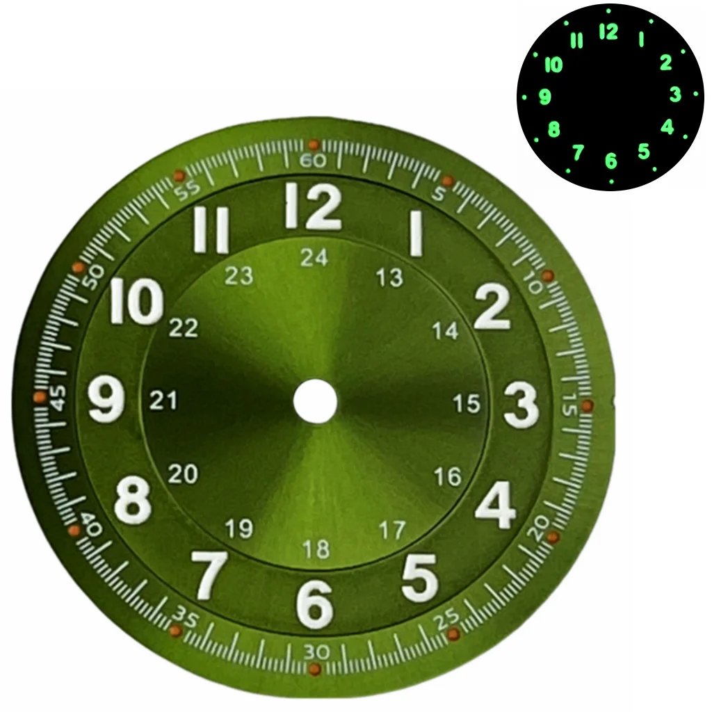 29 mm Zifferblatt, leuchtend, passend für Nh35 NH36 ETA2836 Mingzhu DG2813 3804 Miyota8205 8215 821A Uhrwerk, Uhrenzubehör – Detail 9