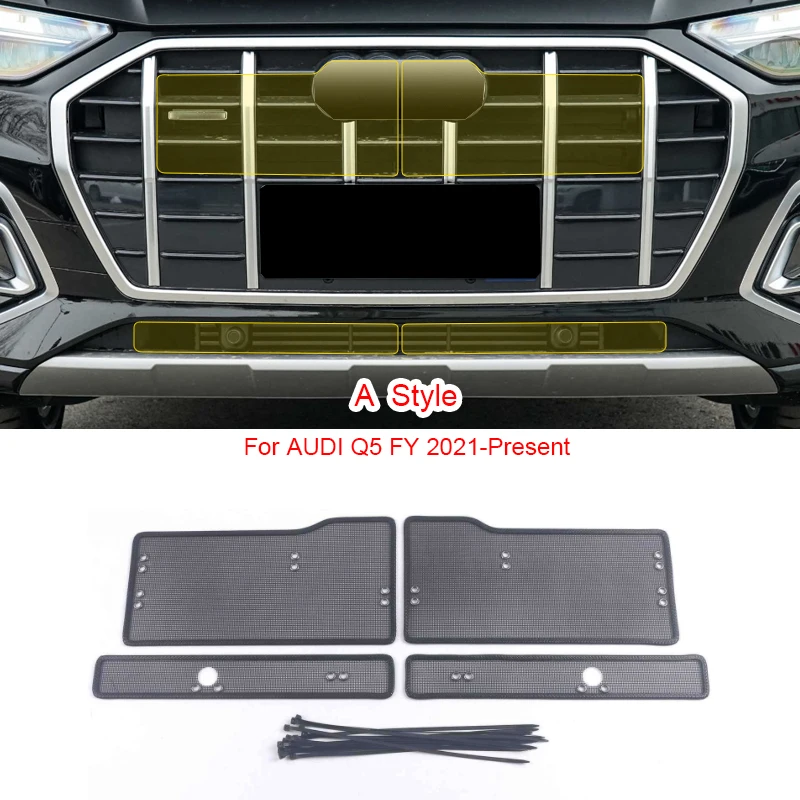 Couvercle de phare antibrouillard pour calandre de pare-chocs avant, pour Audi Q5, mise à niveau RSQ5 2021 – 2023  34