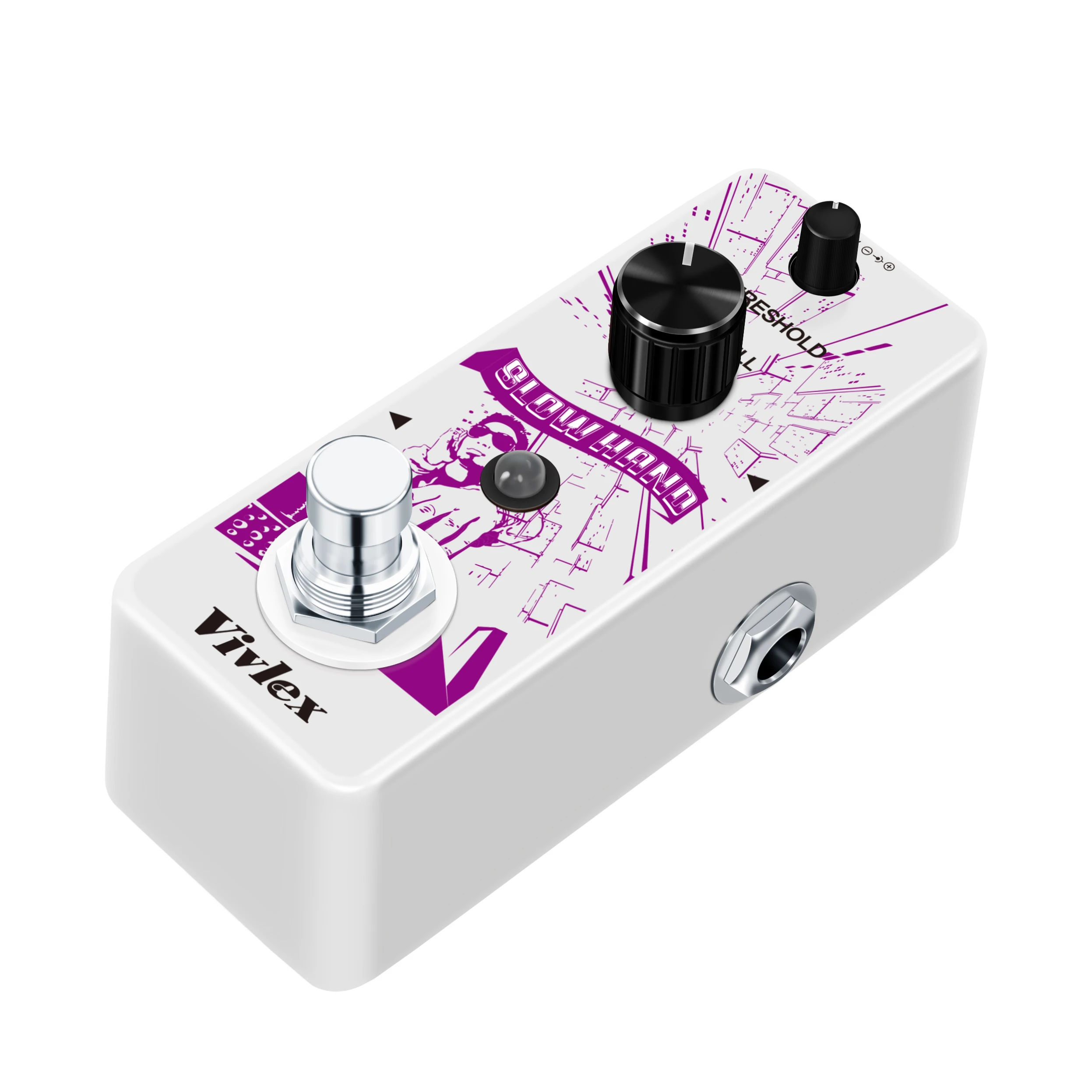 Violín by GDEL (Slow Gear Mod Effector) Digital Electric Guitar Bass Pedal Slow Hand Violin Sounds