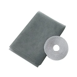 Premium Insect-Blocking Window Mesh Netting for Home and Kitchen Protection (Gray)