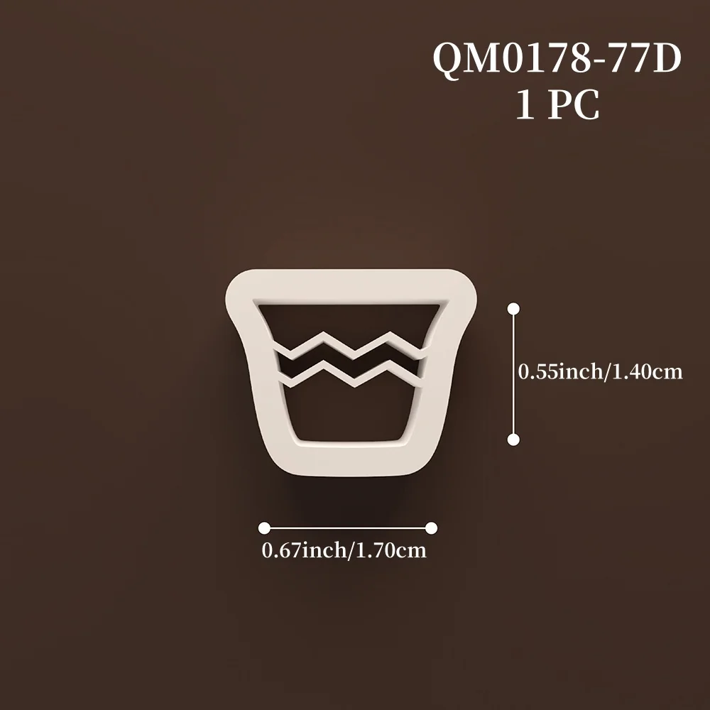 1 STÜCK Tropische Pflanzen/Topf-Ton-Ausstecher für Polymer-Ton-Schmuck, Kaktus-Polymer-Ton-Ausstecher für Ohrringe, Schmuckherstellungswerkzeuge – Detail 12