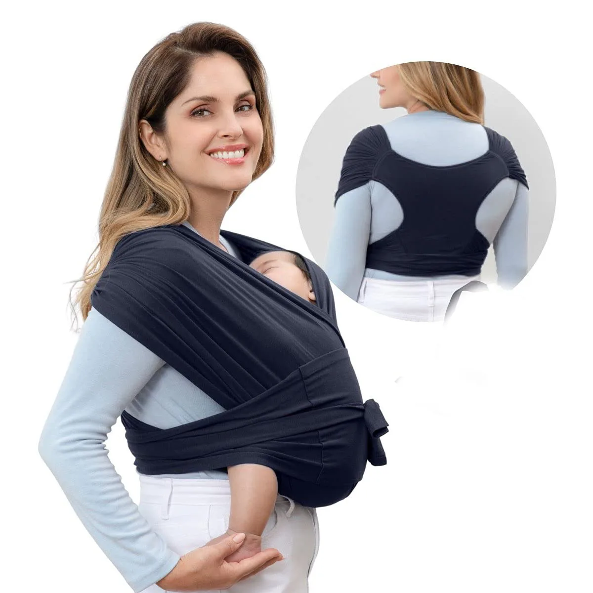 

Baby Carrier Wrap Sling Front Holding Type Simple X-shaped Carrying Artifact Ergonomic Multifunctional Four Seasons Universal