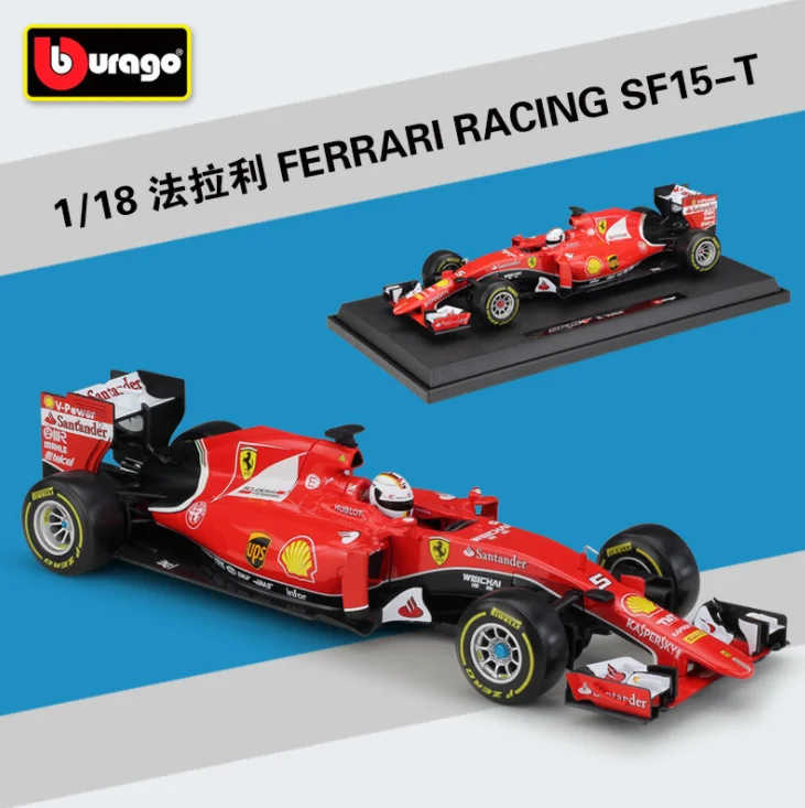 remote control stunt car Bburago 1:18 F1 Car Model Simulation of Original Alloy 2017 RB13 W07 Formula Car Model RC Cars for kid RC Cars