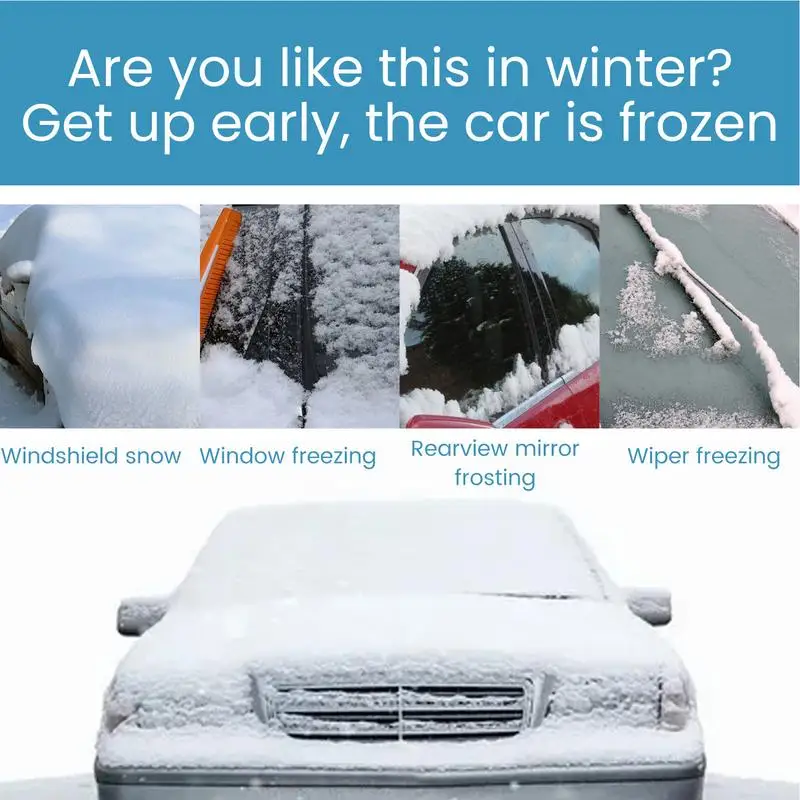 Snow Defroster Spray Car Multifunction Practical Save Time Very Effective Does Not Damage Vehicle Surface Damage Defrost Liquid
