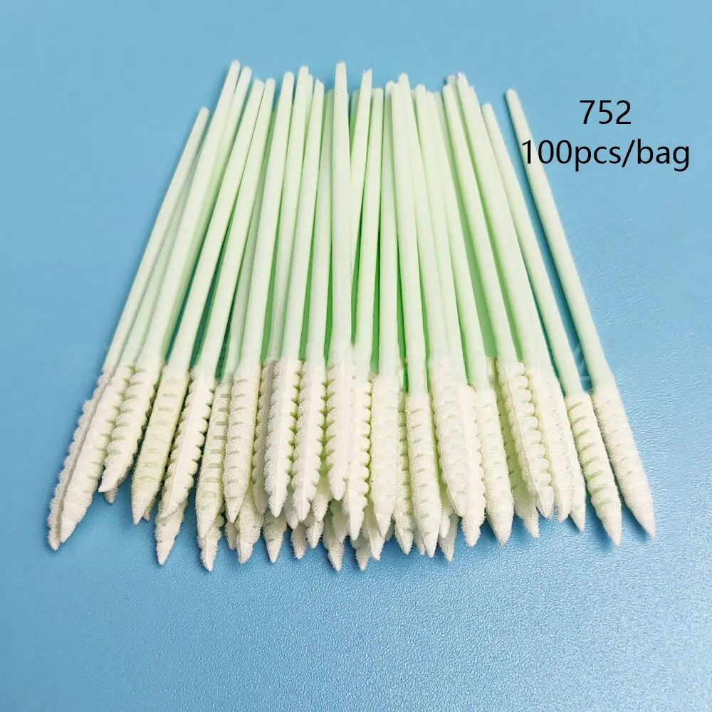 Industry Cotton Micro Swab Cleaning Tools Nonwoven Anti-static Dust Off for Lens Protective Window Fiber Laser Head 5