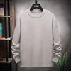 Plus Size Men's Sweater Wool Warm Pullovers O-Neck Knit Winter Fit Tops Male Thick Knitwear Mens Bottoming Shirt 8XL 7XL 6XL 5XL 3