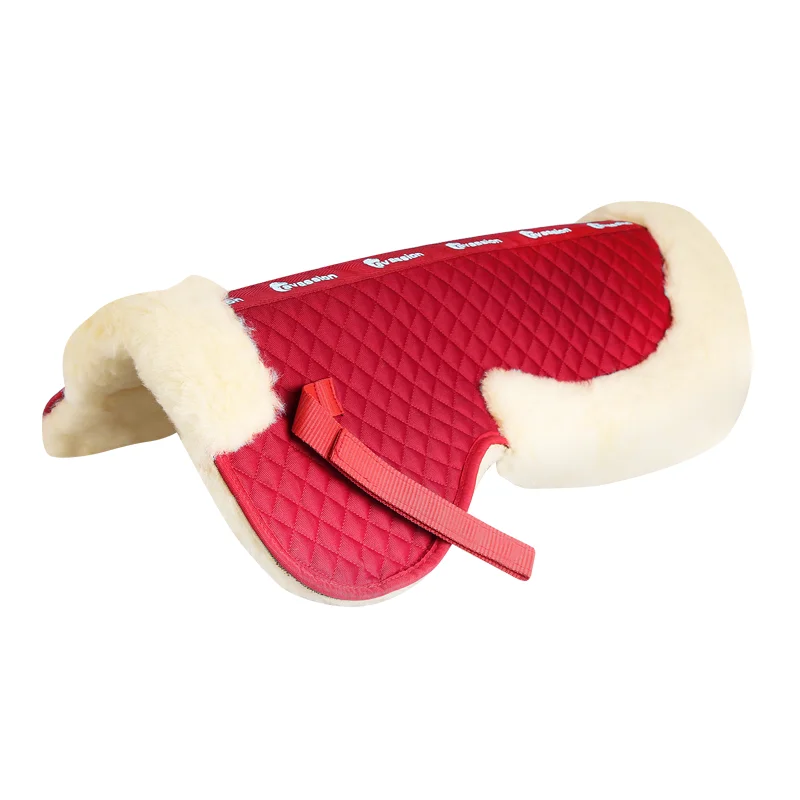 Saddle Cushion, Cavassion Real Wool Fleece for Horse Riding