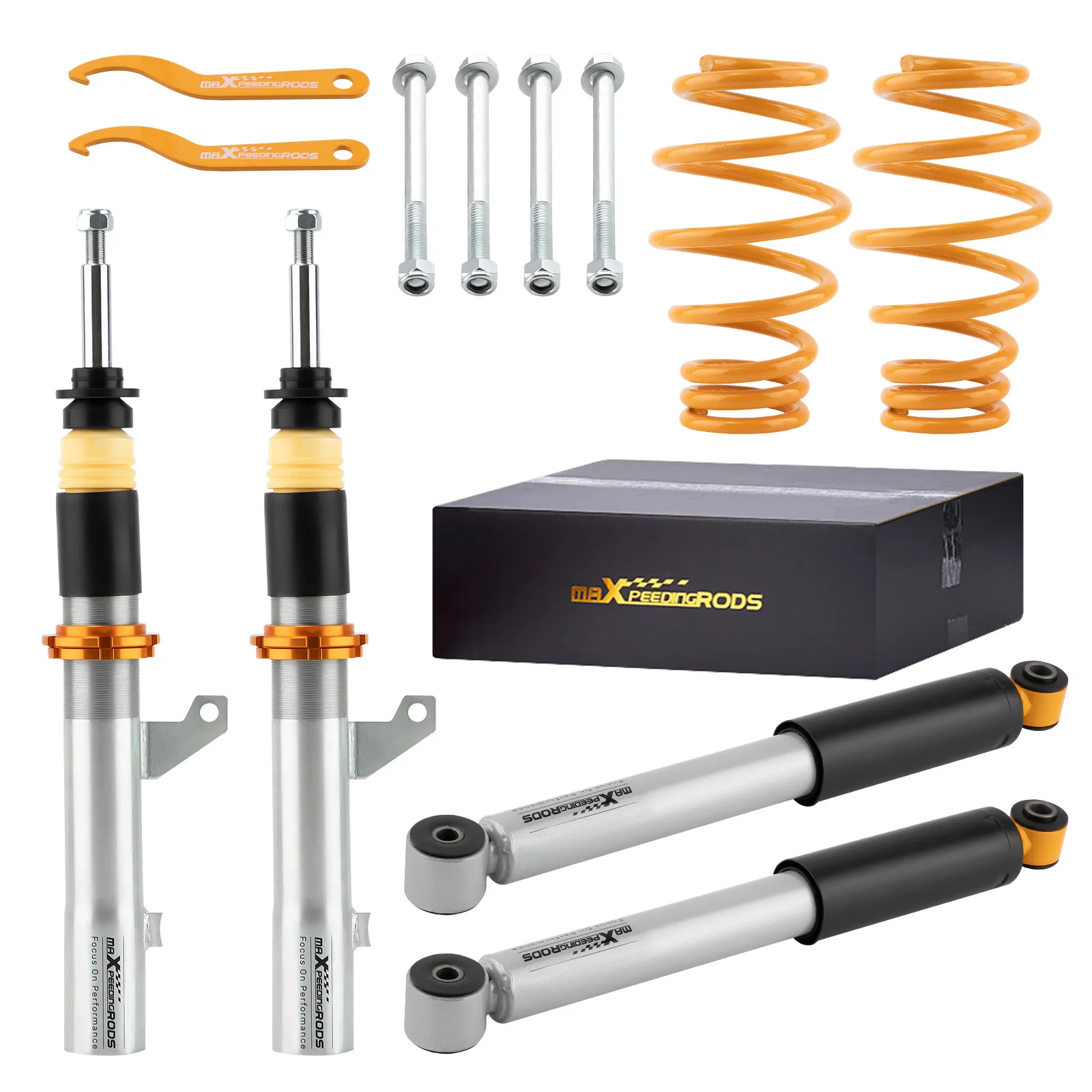 Kit Di Sospensione Coilovers Di Abbassamento Per Vw Caddy Iii 03/2004-05/2015 Per Vw Caddy Iv 05/2015-Kit Di Abbassamento Coilovers Di Sospensione