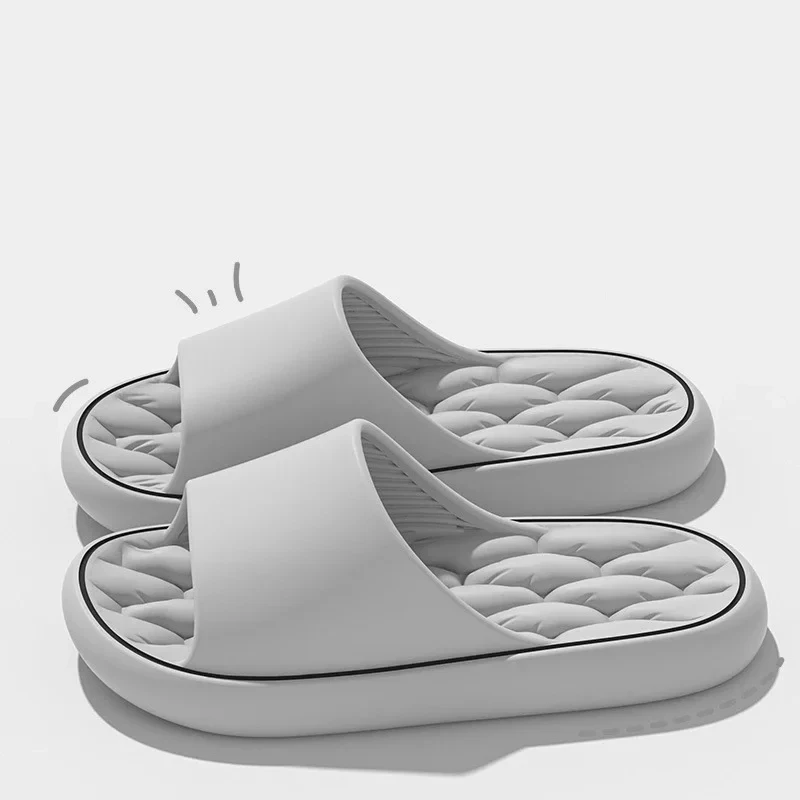 Ultra Light Soft Slippers Simple Fashion Slippers EVA Elastic Shoes Colorful Simple Sneakers Door Bathroom Flip Flop Sandals 6