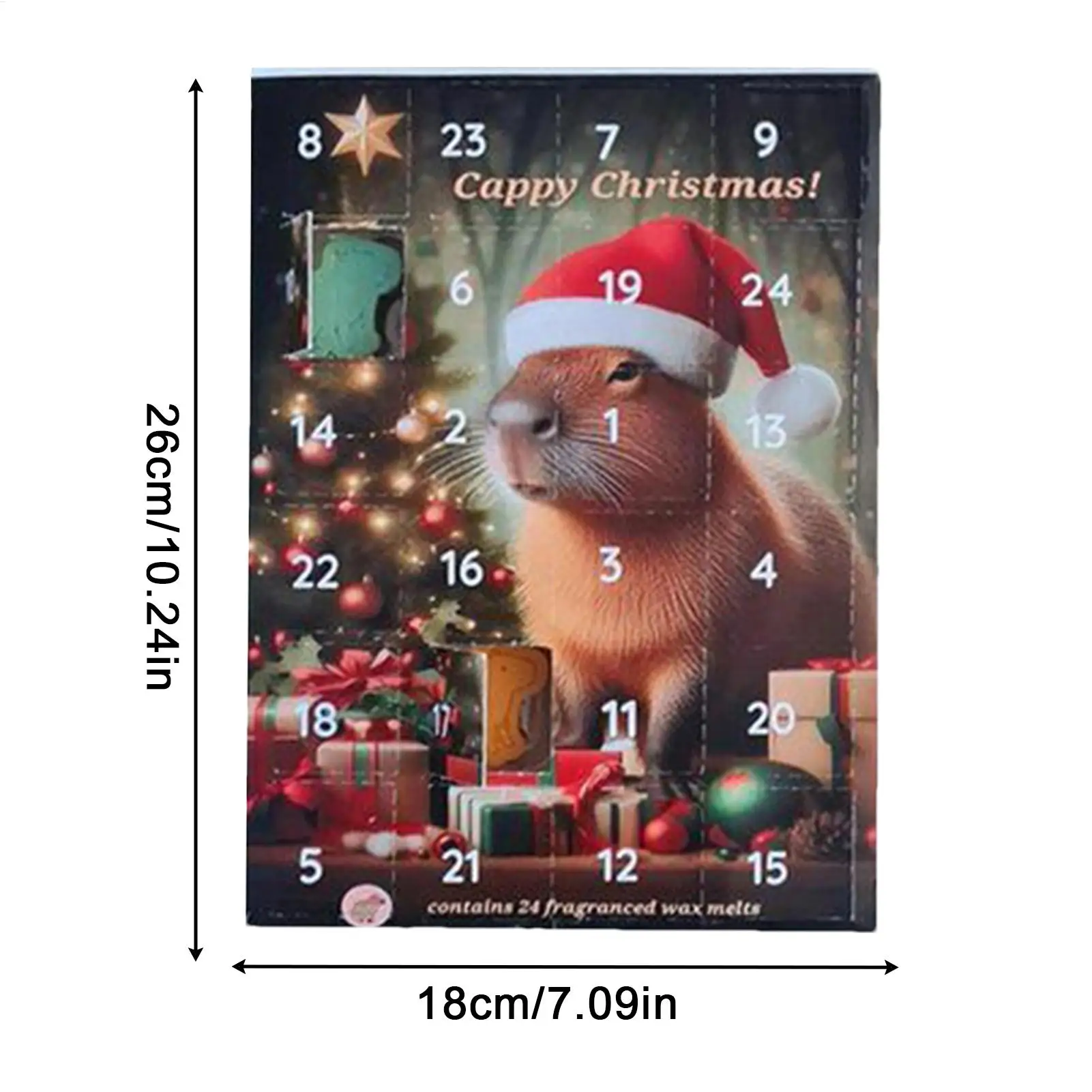 Christmas Advent Toys 24 Days of Countdown Calendar Advent Figures Collectible Holiday Festive Home Decor Doll for Kids Family