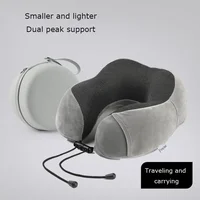 Memory Foam U-shaped Pillow Neck Support Travel Portable Student Sleeping Aid Airplane Pillow Neckrest U-pillow 1