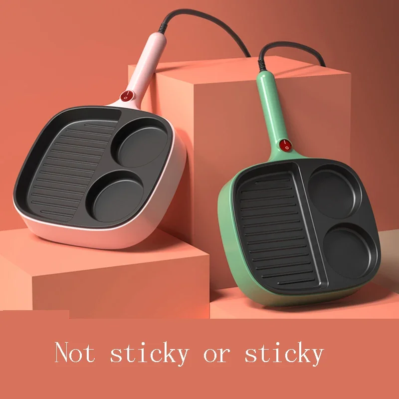 Multifunctional Egg Burger Machine Plug-In Special Flat-Bottomed Breakfast Pancake Pan Household Non-Stick Pancake Egg Artifact 6