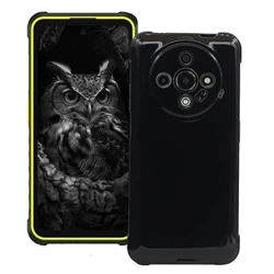 Transparent Soft TPU Silicone Protective Phone Case Cover for Armor X31 (Black)