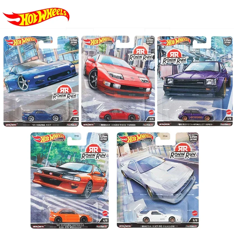 

Оригинальный автомобиль Hot Wheels Premium Car Culture Roin Run литая под давлением 1:64 машина Mazda RX7 Pandem Subaru детские игрушки для мальчиков подарок для детей