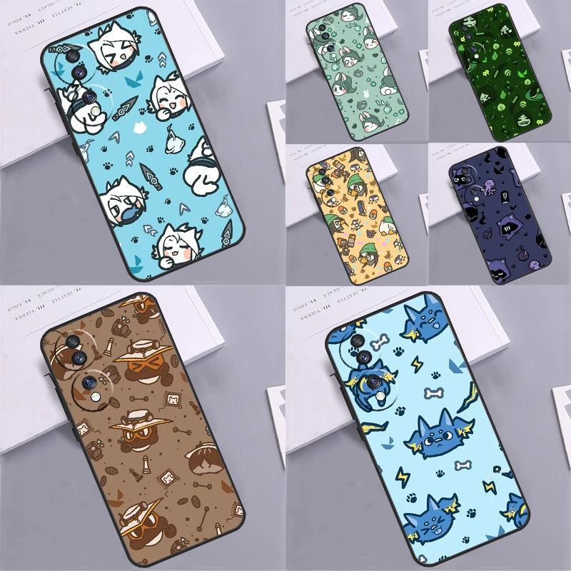 Custodia Artistica Per Personaggi Del Gioco Di Valore Per Honor 70 50 90 Lite X9A X8A X7A X6A 9X 8X Magic 5 Pro Magic 4 Lite X7 X8 X9 Cover