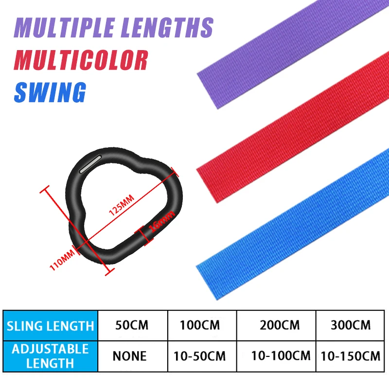 Gymnastics Rings Kid Horizontal Bar Indoor Non-Slip Gym toy Rings With Swing Adjustable Straps Pull-up Workout Fitness Equipment Seb104efcc84f4af7bb81a9cc1ec572f2f