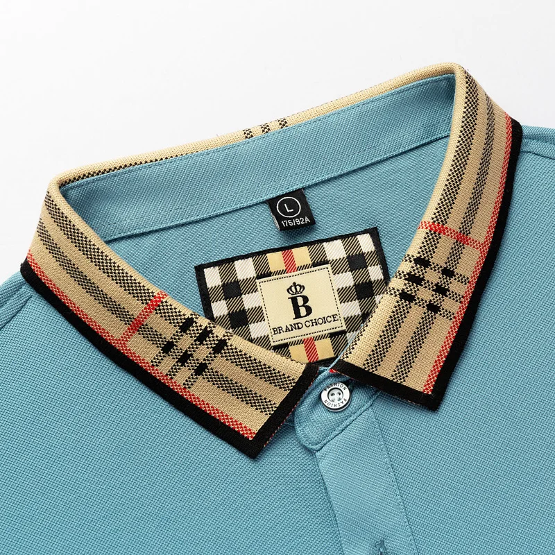 Modisches Luxusmarken-Poloshirt für Herren, kurzärmelig, luxuriös, neu, mit Reitmotiv bestickt, lässig, bequem, atmungsaktiv, Sommer-T-Shirt – Detail 37