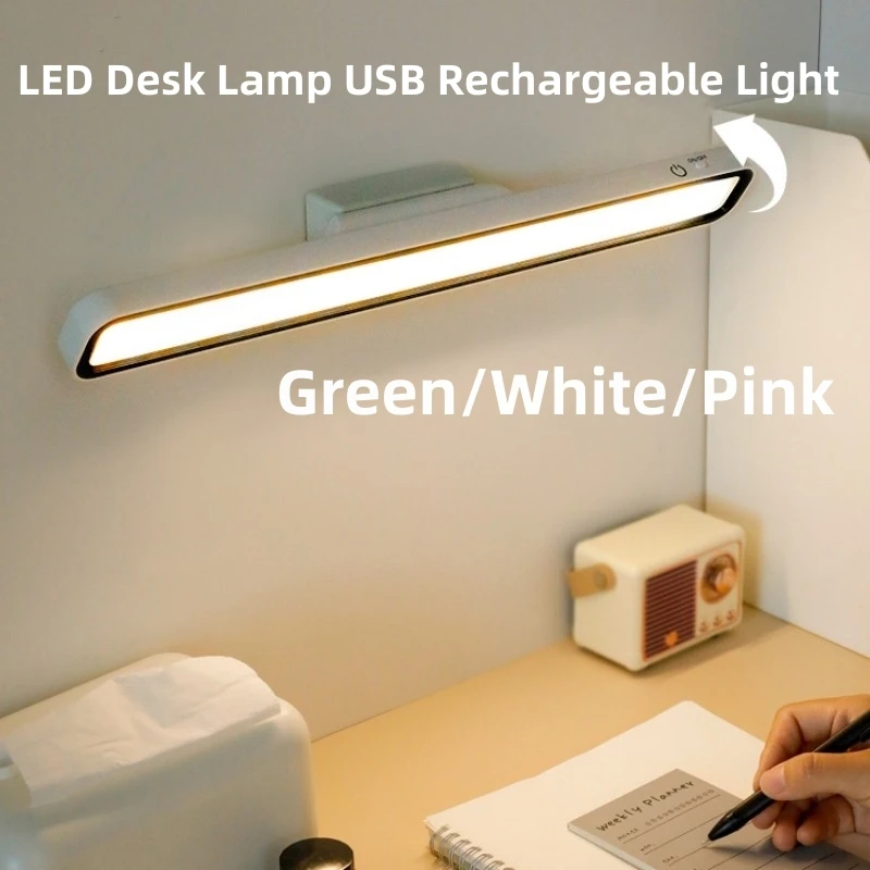 

Led Desk Lamp Hanging Magnetic Table Lamp Led Usb Rechargeable Stepless Dimming Cabinet Closet Wardrobe Night Light WIth Remote