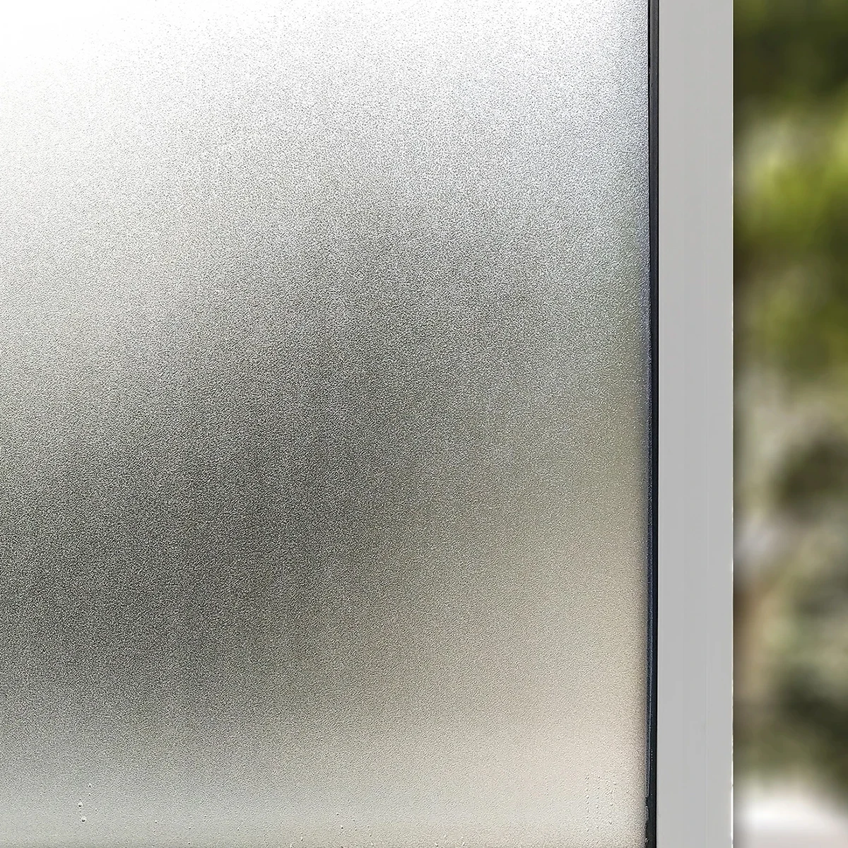 Window Film 45x200CM Non-adhesive Frosted Film PVC Glass Window Privacy Decorative Cover Static Cling Sticker