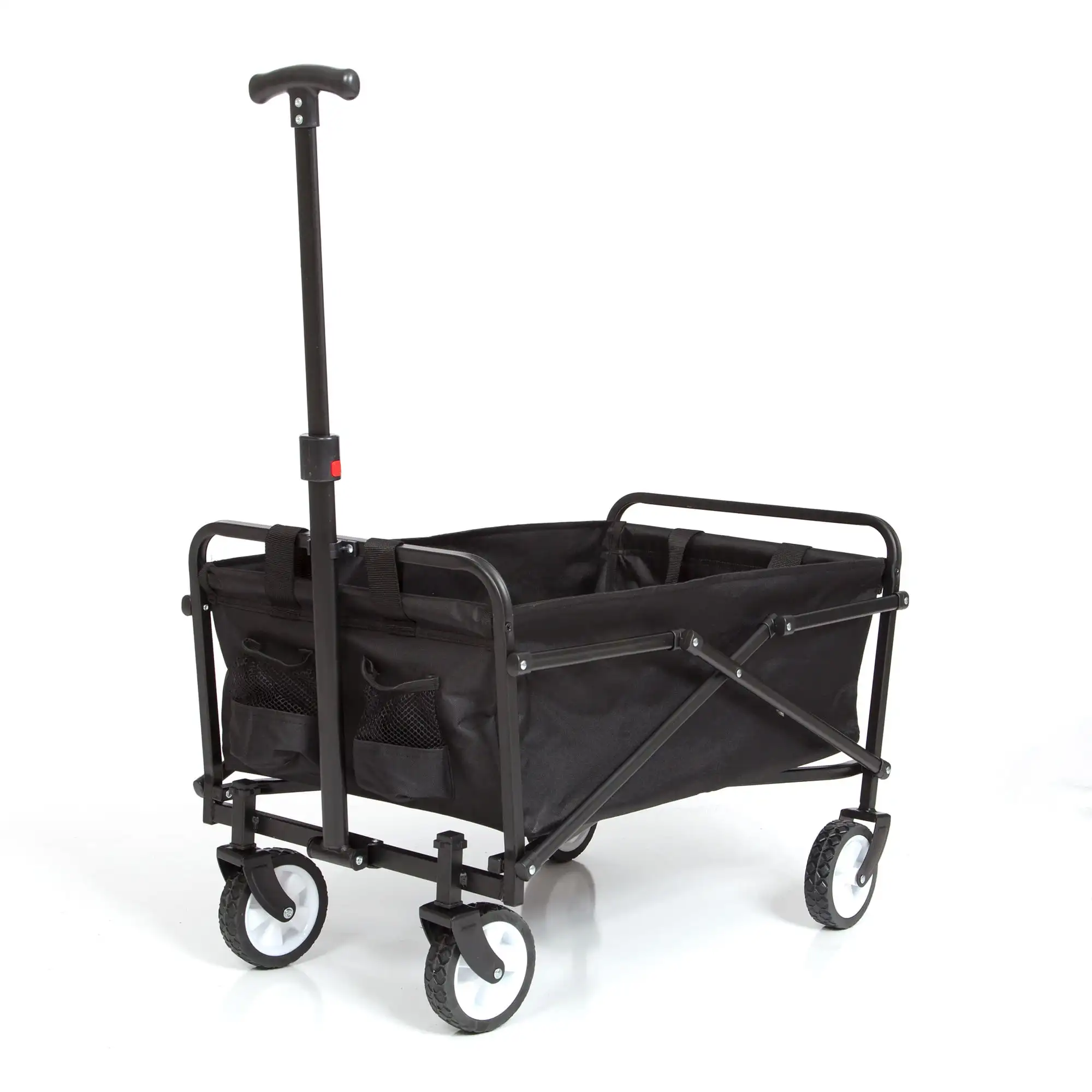 Outdoor Folding Utility Wagon, Black