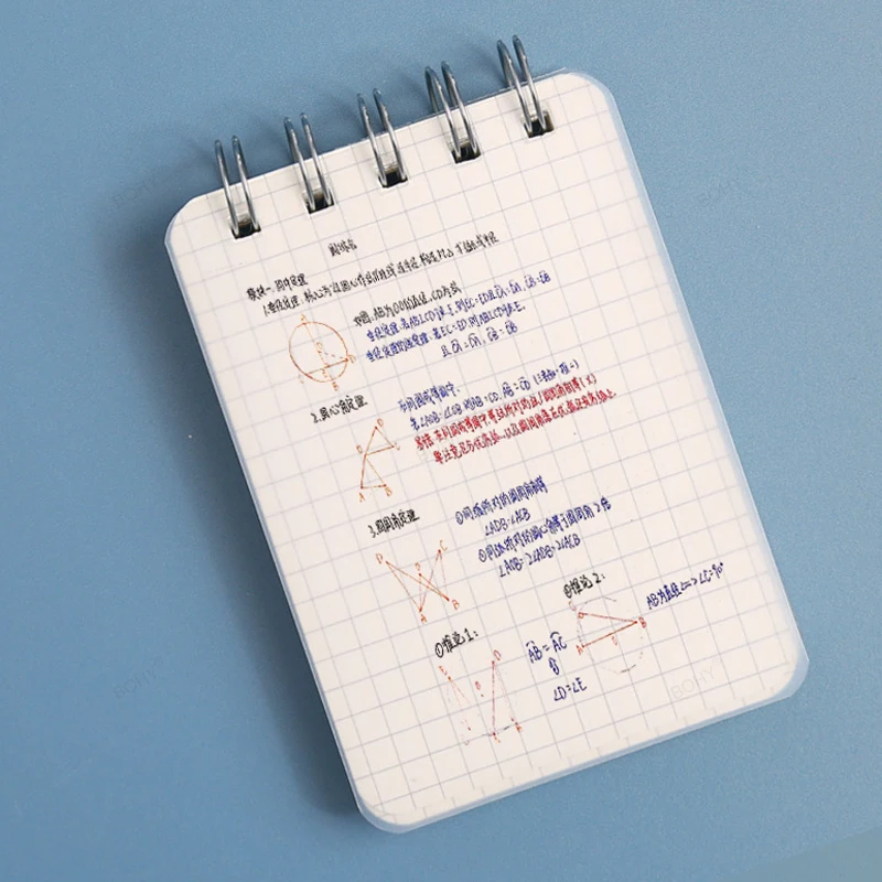 200 Page Line Mini Pocket A7 Diary Notebook To Do Notepad Office Accessories Word Blank Grid Diary mini diary notebook