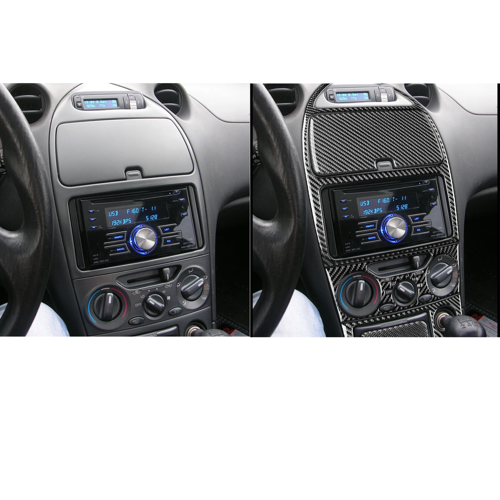 BlackStuff Portachiavi In Fibra Di Carbonio Compatibile Con Focus RS MK2 2004-2011 BS-182