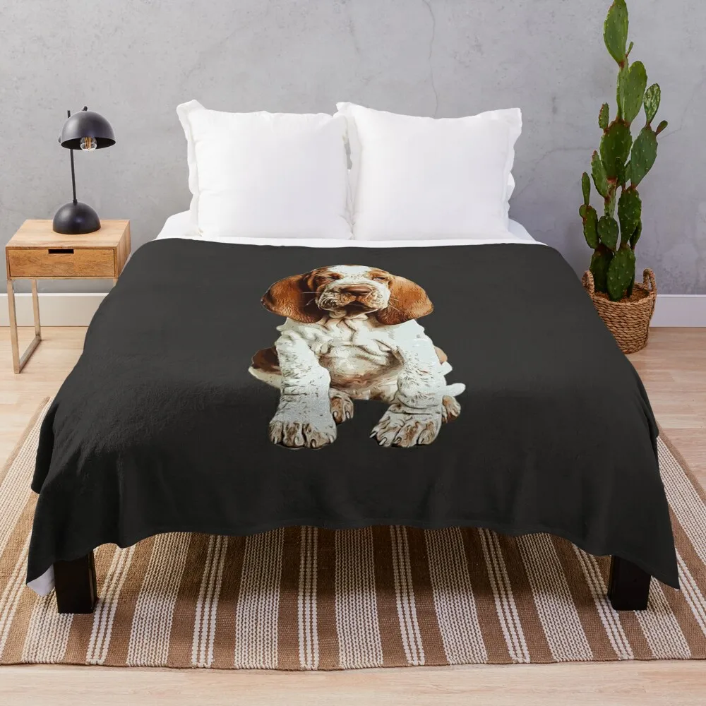 Bracco Italiano Puppy Dog Throw Coperta Manga Luxury Fluffys Large For Baby Coperte