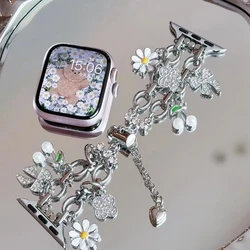 Elegant Stainless Steel Bracelet Link - 42mm44mm45mm49mm (Silver)