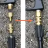 Car Wash Accessories 1/4" Quick Hitch Connect For High Pressure Washer M22 Adapter For Pressure Wash Hose & Wash Gun 2