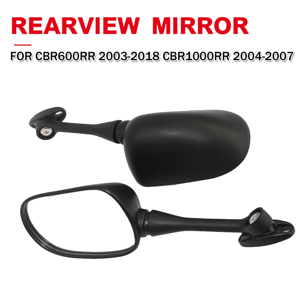 JMTBNO Universal Side Mirrors – Fits Honda CBR600RR 2003-2005 & 2018-2019, CBR500RR, CBR1000RR, Suzuki GSX-R