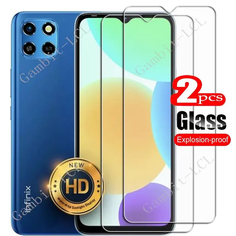 

For Infinix Smart 6 HD Tempered Glass Protective On Smart6 X6512 Smart6HD 6.6Inch Screen Protector SmartPhone Cover Film