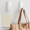 TAILI 2/6pcs Hanging Hooks with Adhesive Strips,Damage-Free Heavy Duty Utility Hooks for Home Storages and Hanging Decorations 1