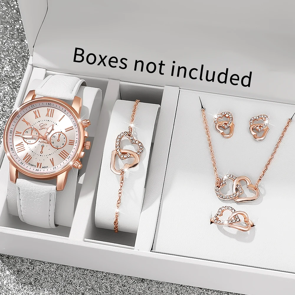 Women's Fashion Watch Set - Stylish & Versatile, Classic Round Dial, Perfect Gift