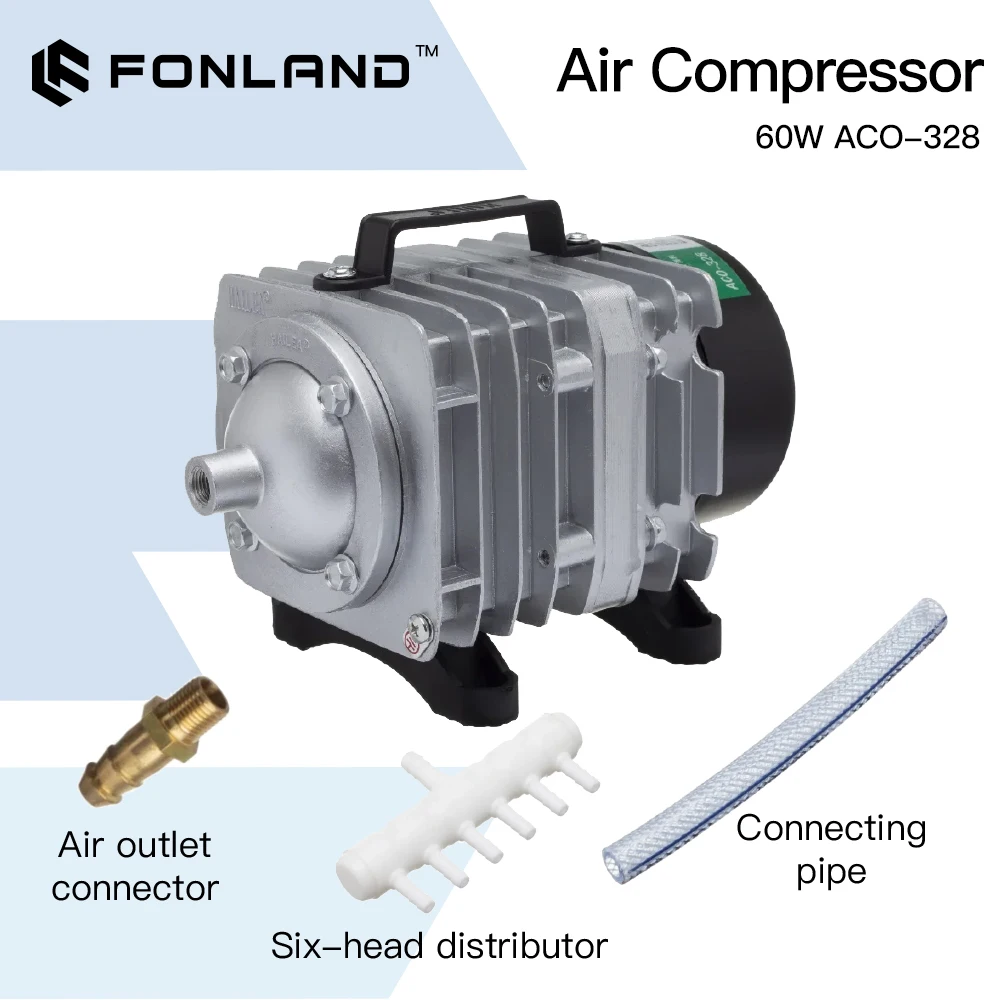 Commerciële luchtpomp 60 W-160 W, 70 L-140 l/min, 6-16