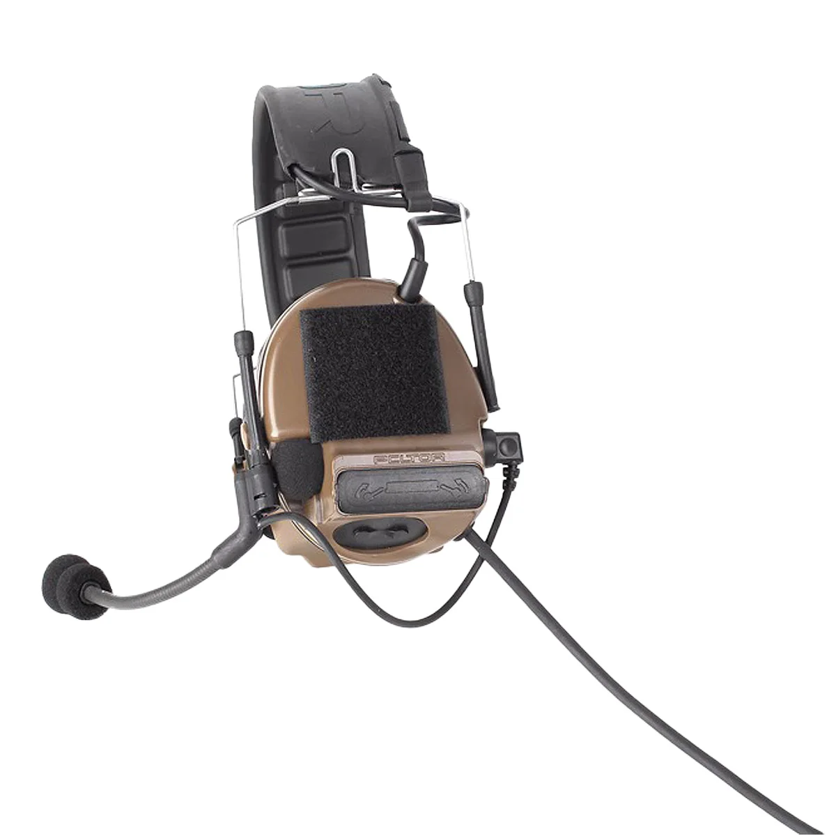 Taktische Headset Kabelbaum Gurt Elastische Organizer Headset Kabelbaum Haken Schleife Aufkleber Helm Weste Zubehör – Detail 10
