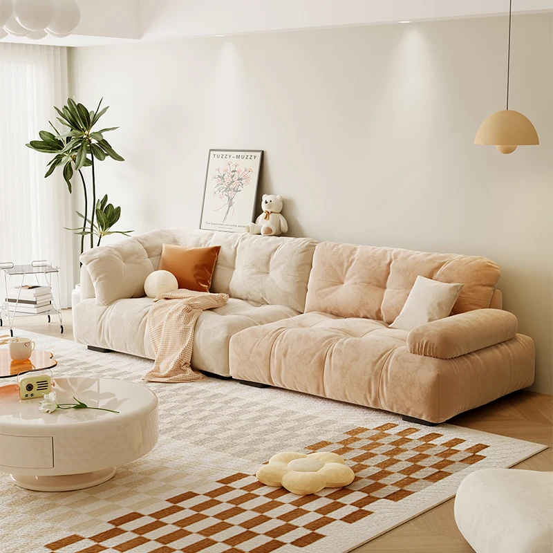

Recliner Modular Sofas Minimalist European Sectional Floor Couch Cozy Lazy U Shape Mobili Per La Casa Housewear Furnishings