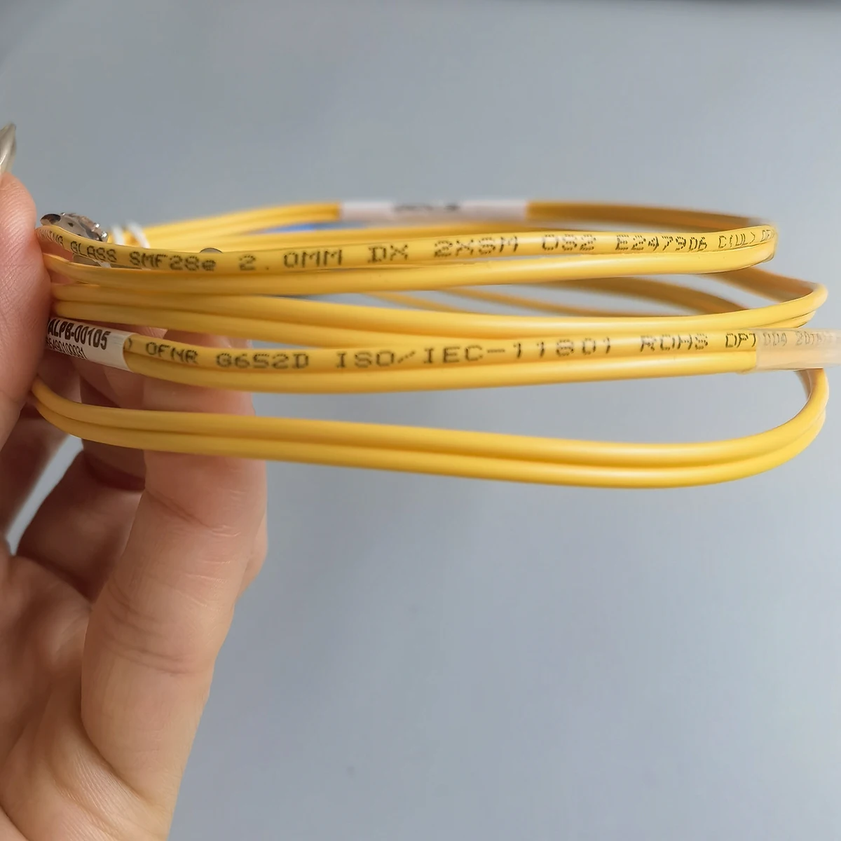 Fibra Optica 1.5M(PVC G652D) 3M(LSZH G657A1) LC/APC-LC/UPC 2.0mm SM Double Core FTTH Optical Fiber Connectors Fiber Optic Cable