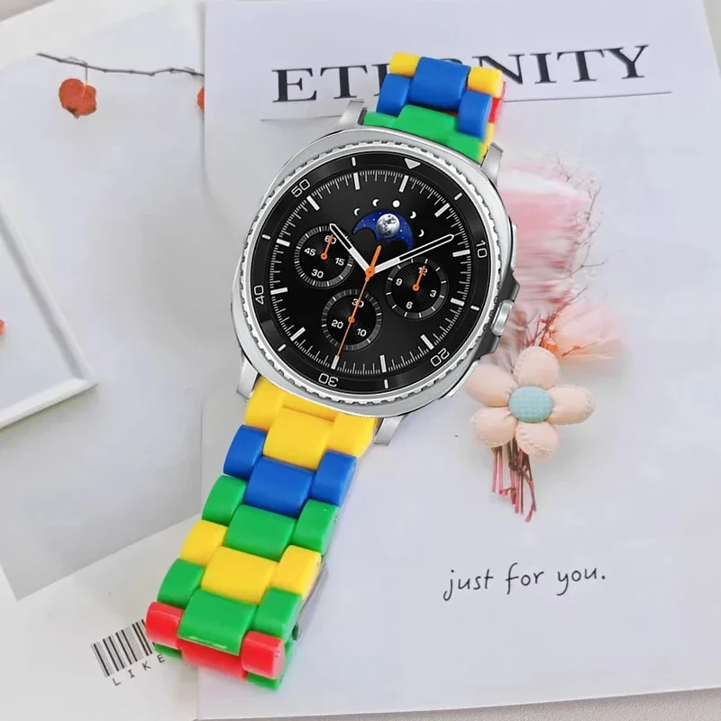 Rainbow Watchband Bracelet for Galaxy Watch - Stylish Accessory