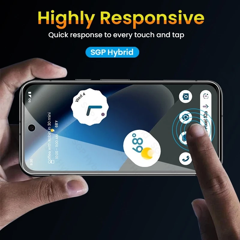Premium 6-in-1 9H Tempered Glass Screen Protector and Case Combo