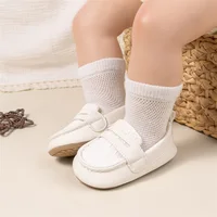 Blotona Baby Boy Girl Loafer Shoes Solid Color Non-slip Soft Sole Walking Shoes Casual Slip-on Shoes for Spring Fall 2