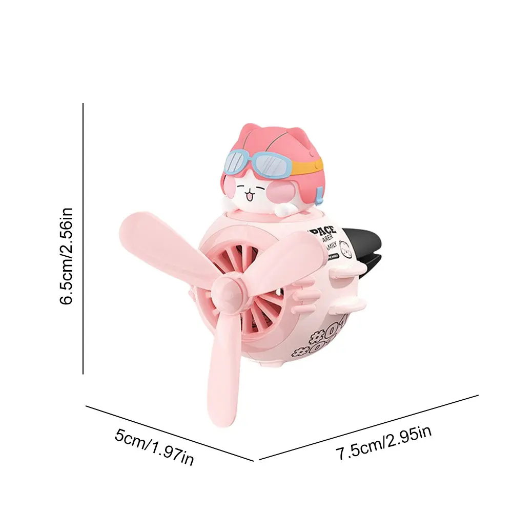 Animal Pilot Car Air Freshener Rotating Propeller Air Outlet Perfume Fragrance Flavoring Aromatherapy Car Interior Accessories