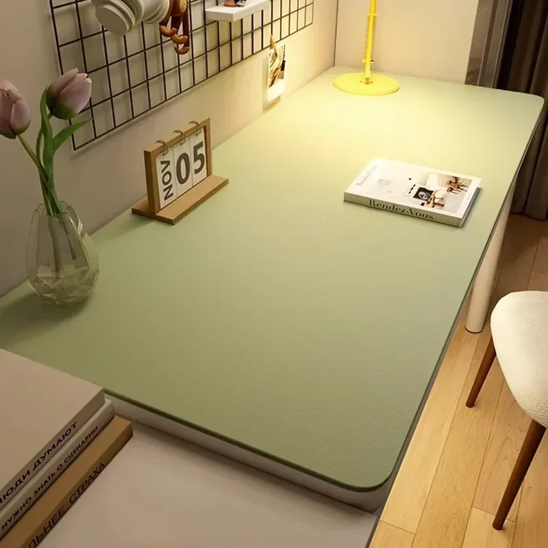 

Leather Table cloth for Home Easy Clean Table Protector Waterproof Tea Coaster Large Desk Mat Anti-Slip Gamer Keyboard Mouse Mat