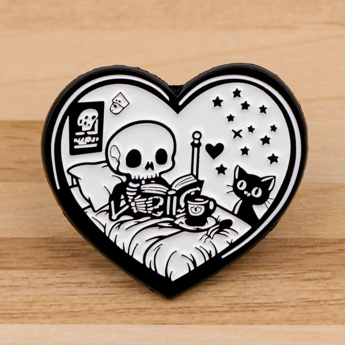 Warnschilder Kreativität Emaille Pins Frauen Abzeichen Rucksack Kragen Anstecknadel Hut Schmuck Geschenke für Freunde – Detail 2