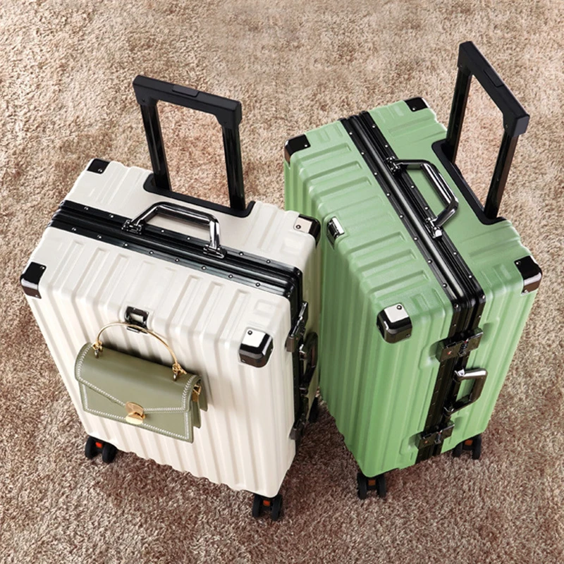 Plane luggage can board travel suitcase travel bag pull bar suitcase female wear-resistant can sit strong durable thick luggage male pull rod trolley box