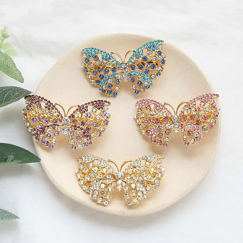 Hair Clip Rhinestone Hair Clips Jewelry Hair Clips Women