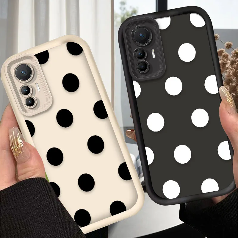 Chic Polka Dots Protective Phone Case Cover