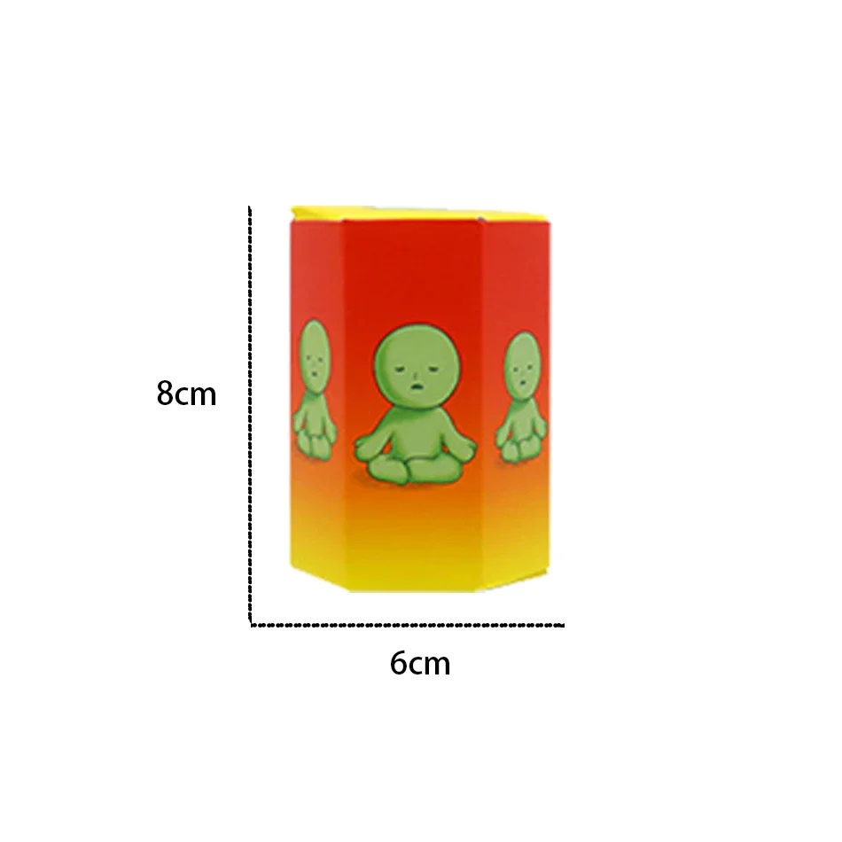 Modische Spielzeug-Miniaturbox Yoga-Schlafzimmer-Serie Leuchtende Puppen-Dekoration für Schreibtisch & Computer – Detail 5