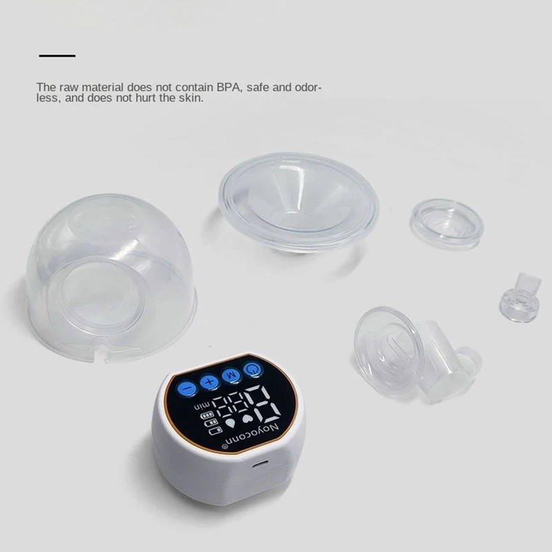 Portable Electric Breast Pump BPA-free Rechargable Low Noise Milker Comfort Breastfeeding Postpartum Care