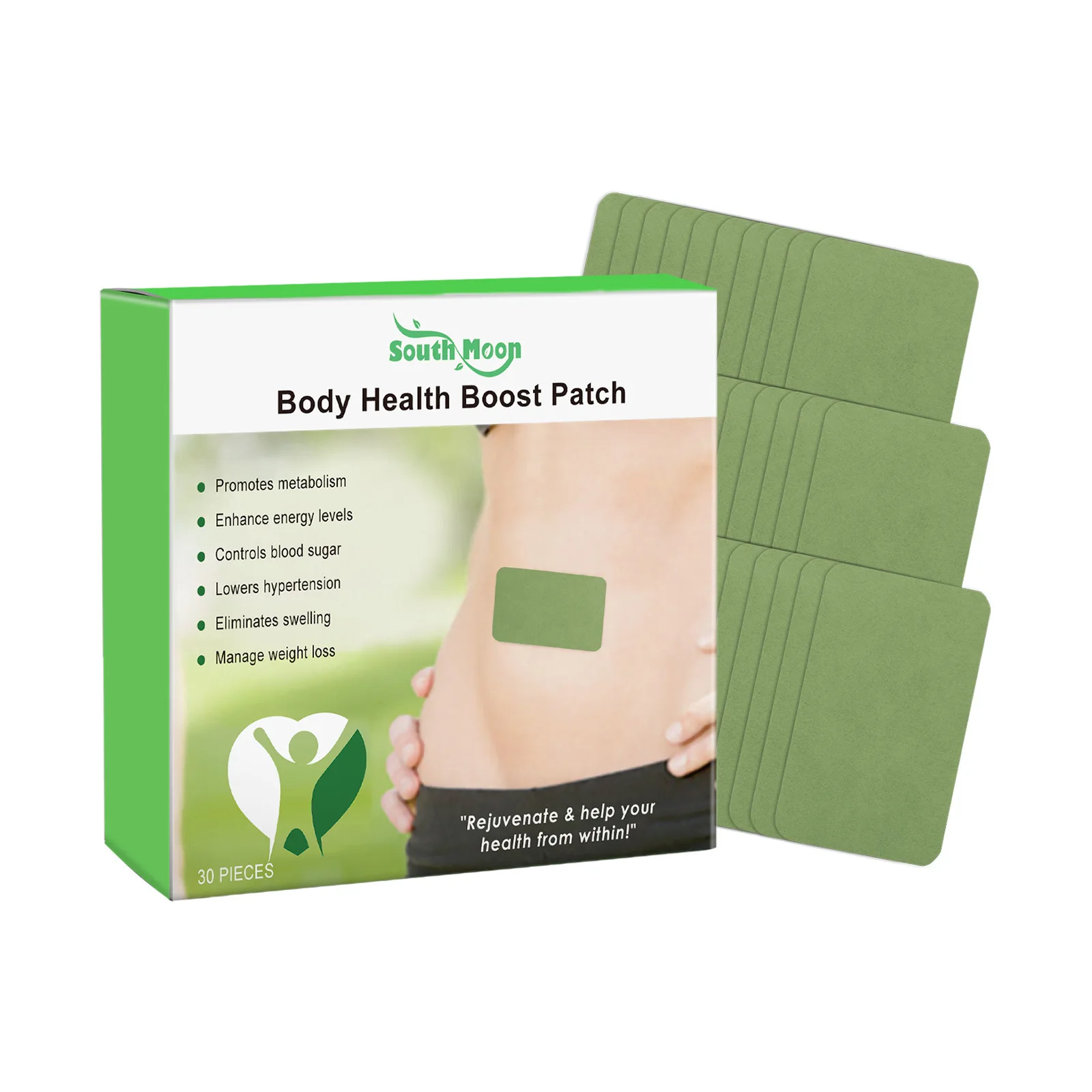 Belly Slimming Patch Waist Shaping Tighten Help Digestion Improve Stomach Enhance Energy Body Health Control Detox Navel Sticker